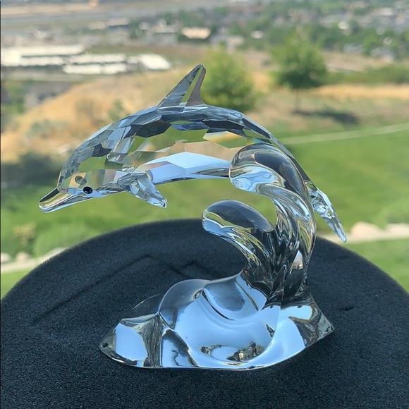 Swarovski Other - Swarovski Silver Crystal Dolphin